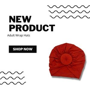 Women Turbans & Head-wraps , Flower Knot Pre-tied bonnet